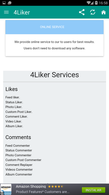 4Liker 2.5 APK for Android Screenshot 4