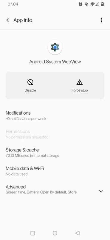 Android System WebView 112.0.5615.101 APK for Android Screenshot 2