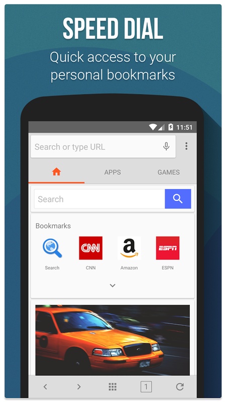 Browser 2.5.0.3441 APK for Android Screenshot 3
