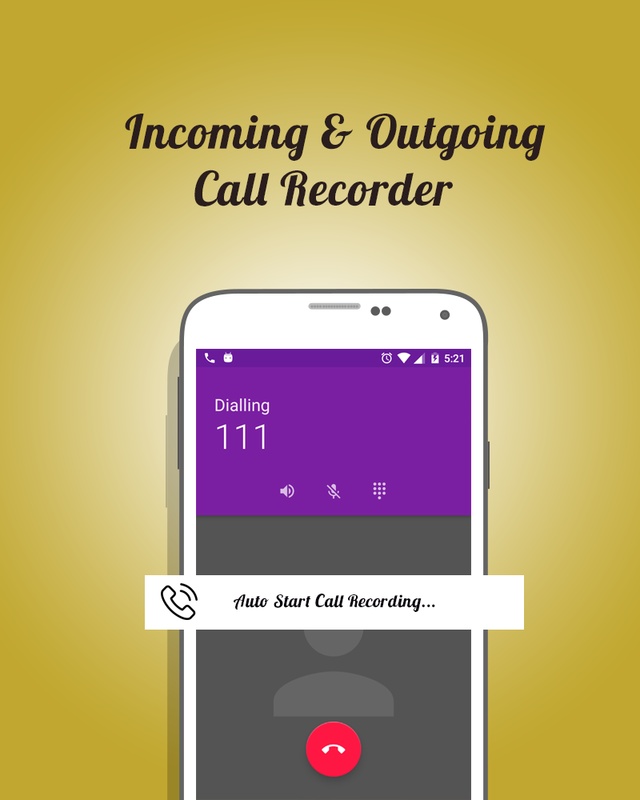Auto Call Recorder 1.1 APK for Android Screenshot 1