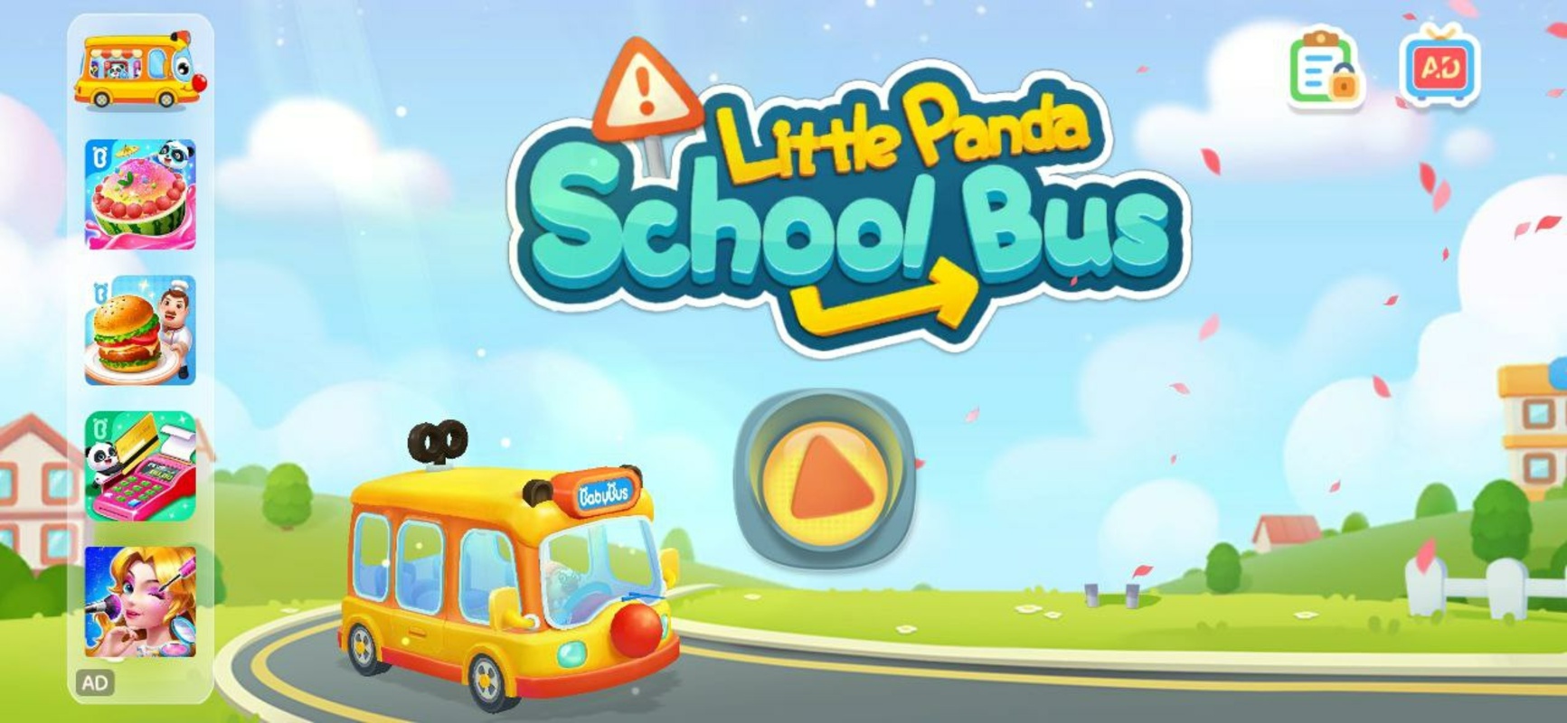 Baby Panda’s School Bus 9.66.10.02 APK for Android Screenshot 1
