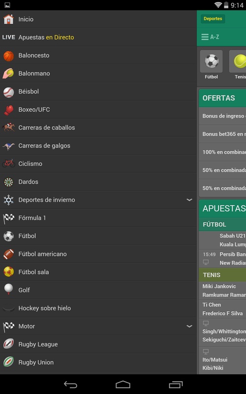 Bet365 1.0 APK for Android Screenshot 4