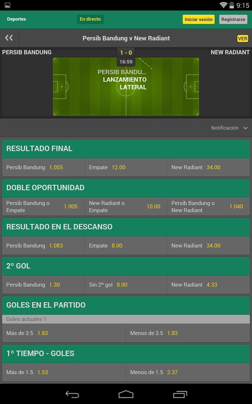 Bet365 1.0 APK for Android Screenshot 5