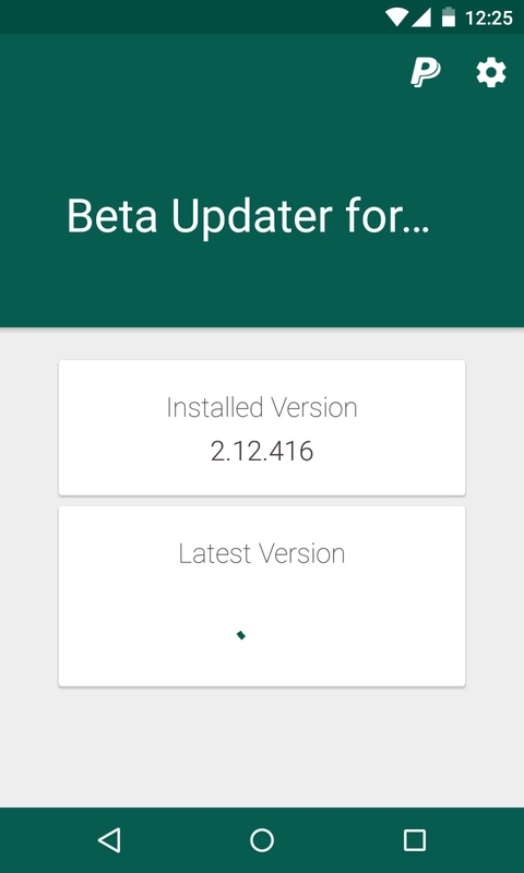 Whatsapp Beta Updater 4.0.1 APK for Android Screenshot 1