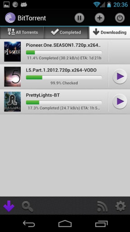 BitTorrent 7.4.4 APK for Android Screenshot 1