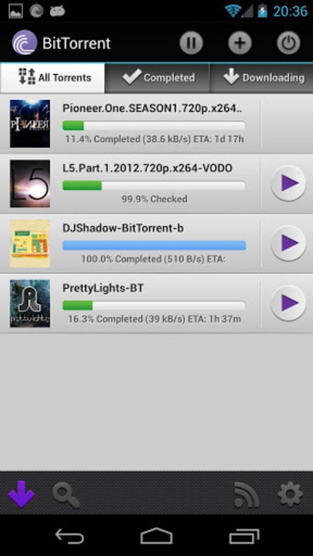 BitTorrent 7.4.4 APK for Android Screenshot 3