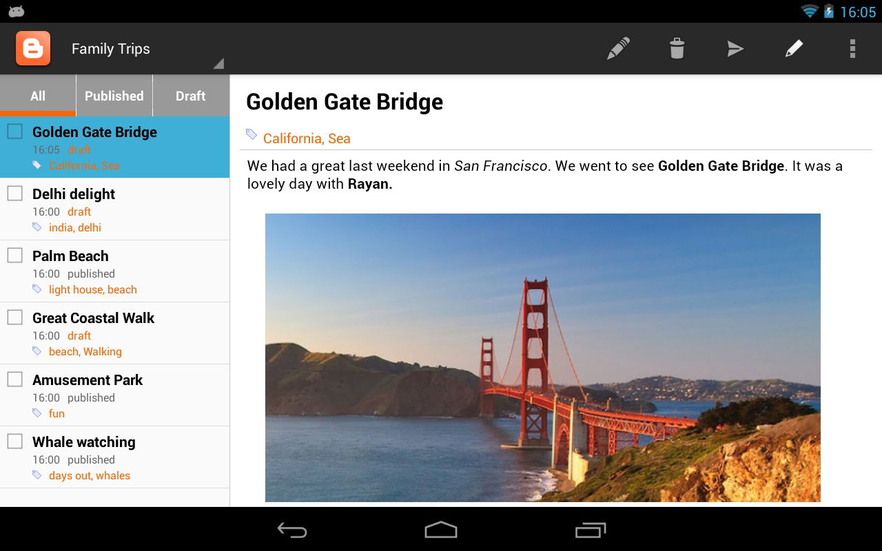 Blogger 3.1.7 APK for Android Screenshot 6