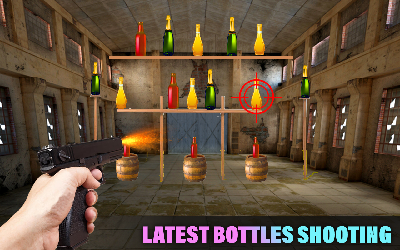 Bottle Target Shooting Game 1 APK for Android Screenshot 1