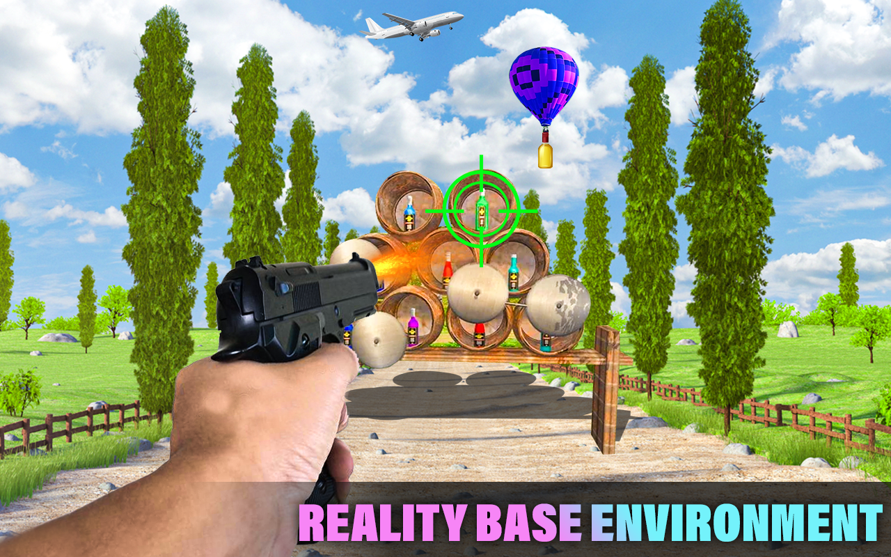 Bottle Target Shooting Game 1 APK for Android Screenshot 4