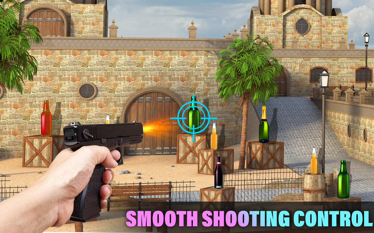 Bottle Target Shooting Game 1 APK for Android Screenshot 5