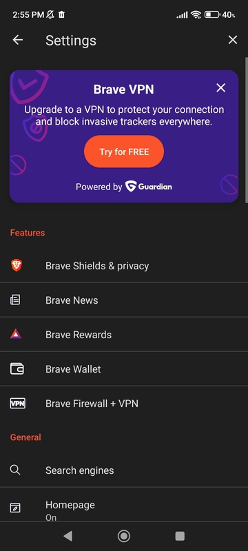 Brave Browser 1.50.113 APK for Android Screenshot 10