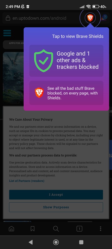 Brave Browser 1.50.113 APK for Android Screenshot 3