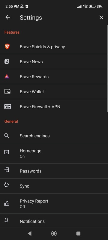 Brave Browser 1.50.113 APK for Android Screenshot 9