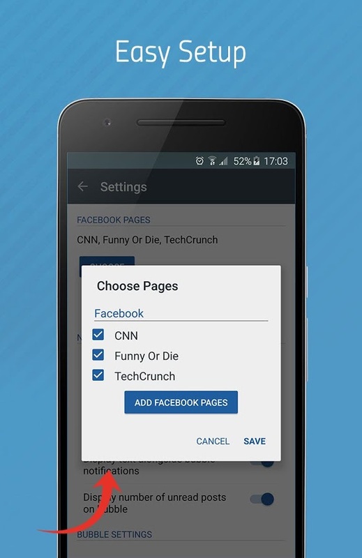 Bubble for Facebook 1.2.9 APK for Android Screenshot 1