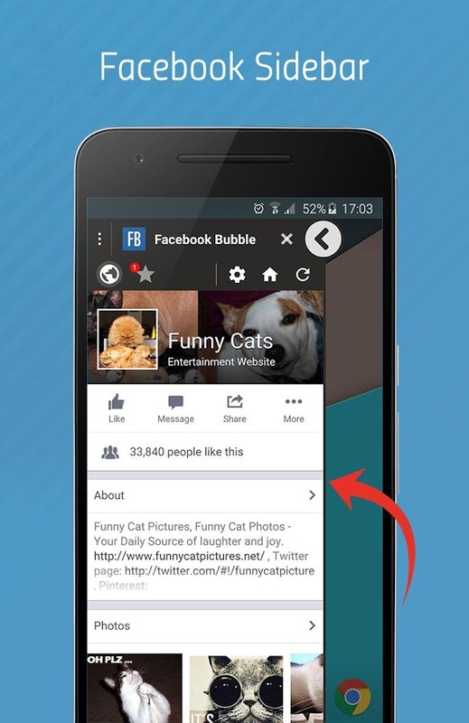 Bubble for Facebook 1.2.9 APK for Android Screenshot 4