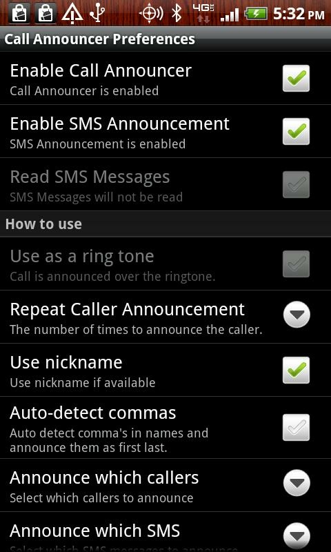 Call Announcer 3.0.5 APK for Android Screenshot 3