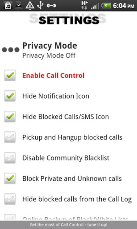 Call Control – Call Blocker 2.14.1 APK feature