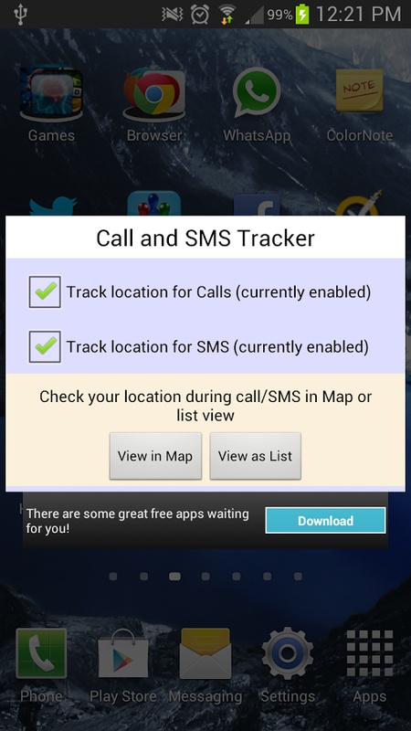 Call SMS Tracker 1.2 APK for Android Screenshot 7