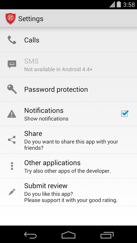 Calls Blacklist 3.3.3 APK for Android Screenshot 3
