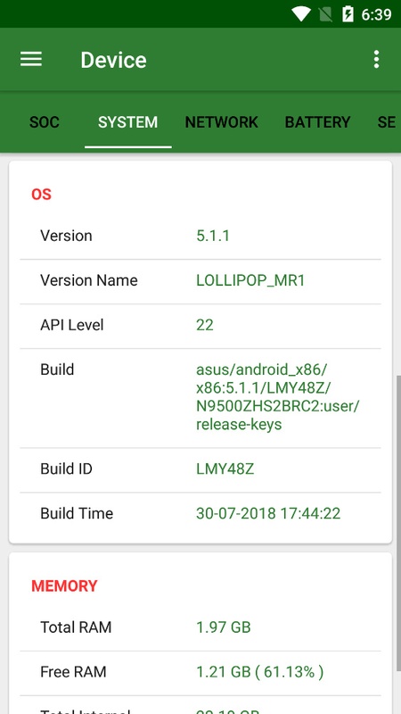CPU X 3.6.6 APK for Android Screenshot 3