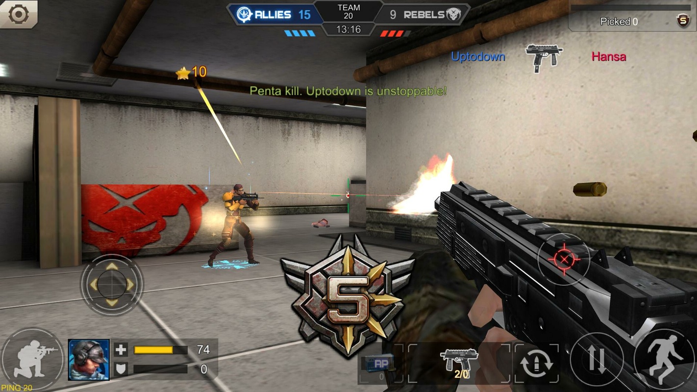 Crisis Action FPS eSports 2.0 APK for Android Screenshot 1