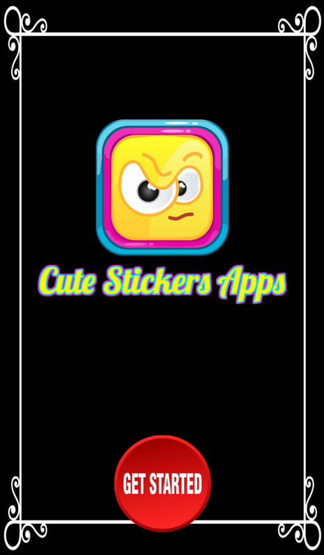 Cute Stickers Apps 1.1.0 APK for Android Screenshot 1