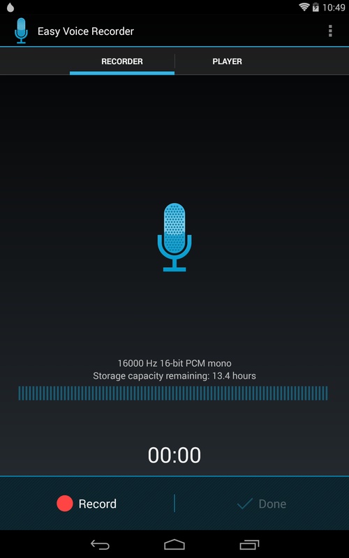Easy Voice Recorder 2.8.4 APK for Android Screenshot 1