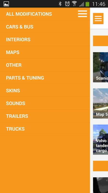 Euro truck simulator 2 mods 1.5.1 APK for Android Screenshot 5