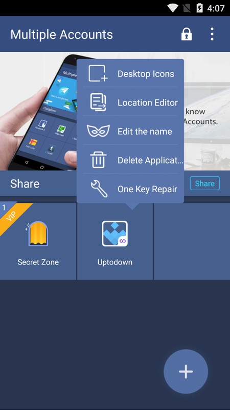 Multiple Accounts 4.0.9 APK for Android Screenshot 1