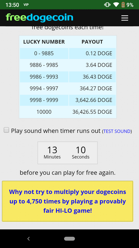 Free Dogecoin 1.0 APK for Android Screenshot 7