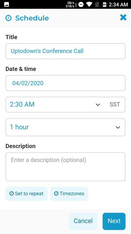 FreeConference.com 2204.5.15 APK for Android Screenshot 4
