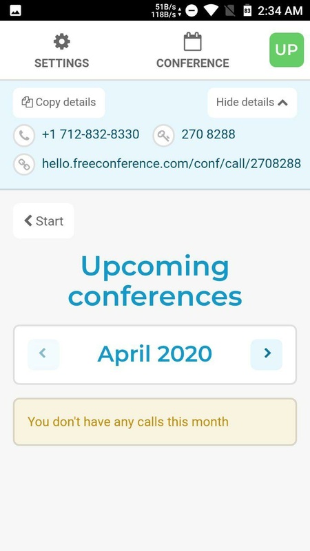 FreeConference.com 2204.5.15 APK for Android Screenshot 8