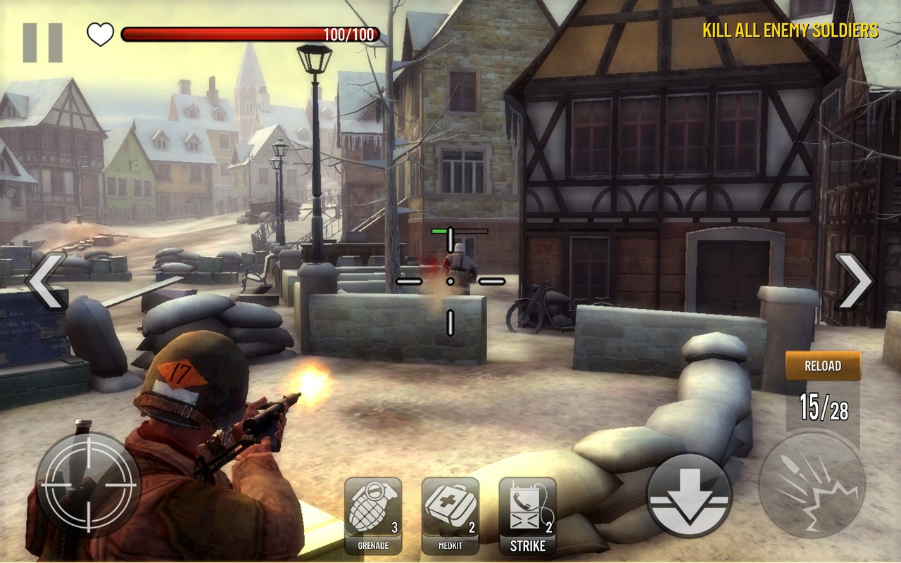 Frontline Commando: WWII 1.1.0 APK for Android Screenshot 1
