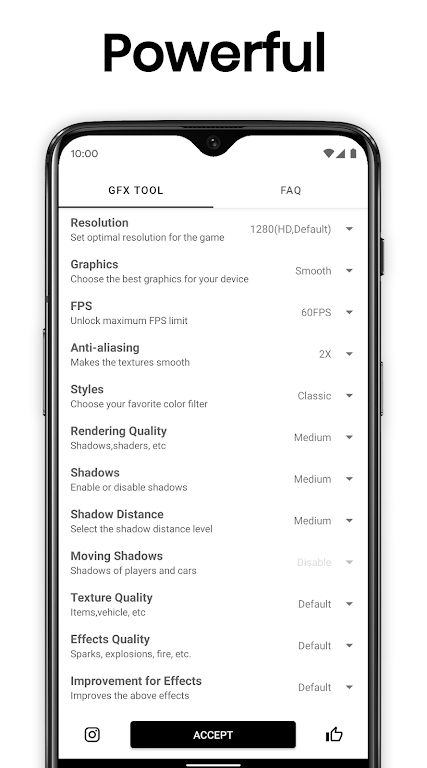 GFX Tool 10.3.0 APK for Android Screenshot 2