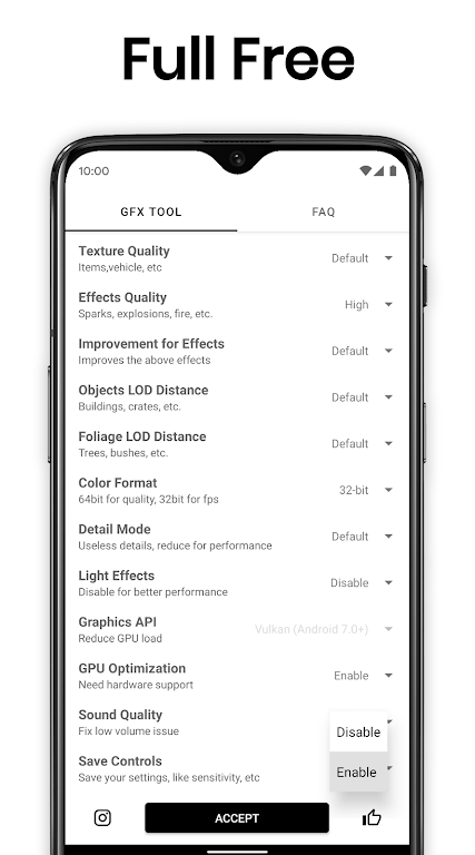 GFX Tool 10.3.0 APK for Android Screenshot 4