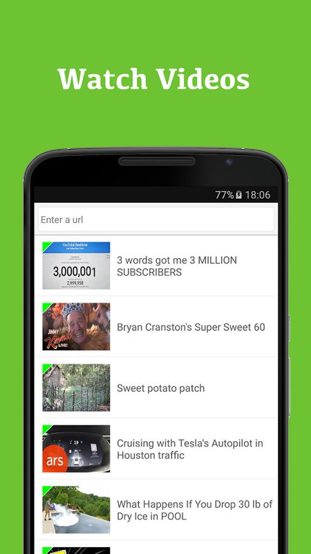 Browser 5.6 APK for Android Screenshot 3