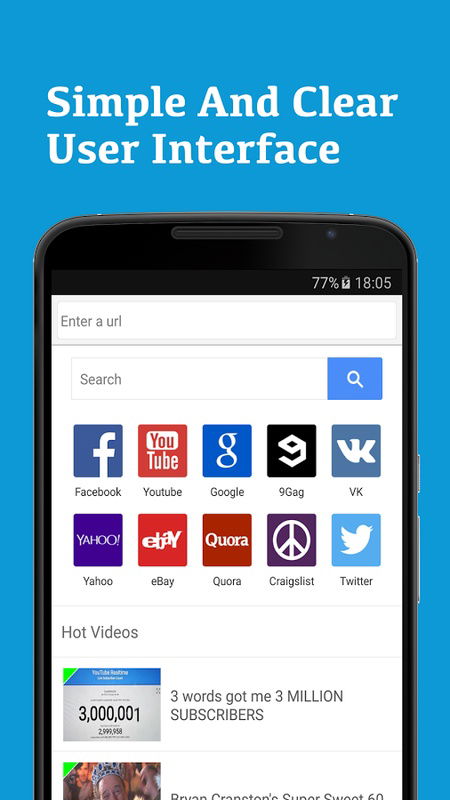 Browser 5.6 APK for Android Screenshot 4