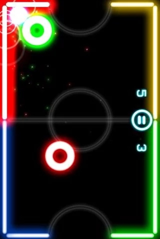 Glow Hockey 1.4.3 APK for Android Screenshot 2