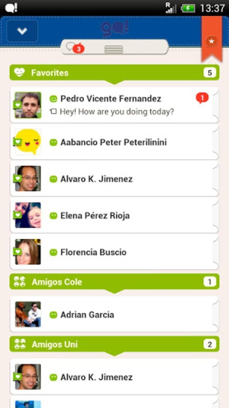 Go!Chat for Facebook 6.2.2 APK for Android Screenshot 1