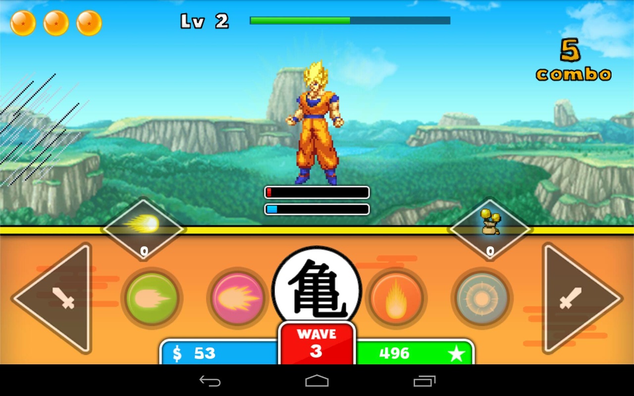 Goku Saiyan Warrior 1.1.1 APK for Android Screenshot 3