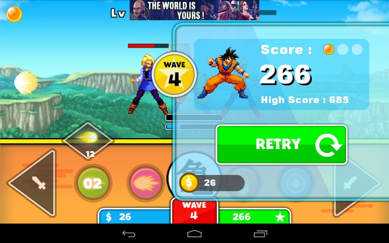 Goku Saiyan Warrior 1.1.1 APK for Android Screenshot 5