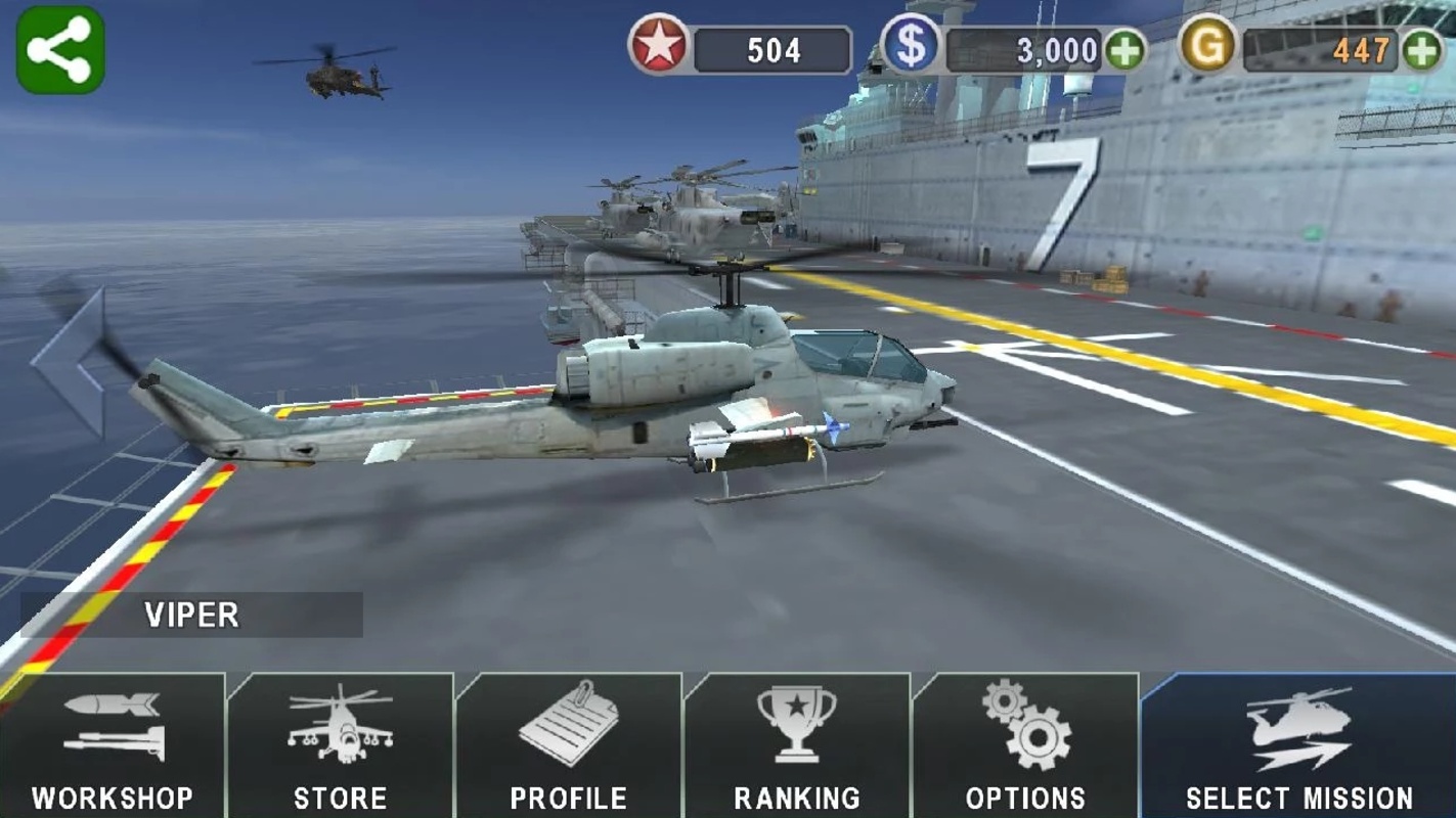 Gunship Battle: Helicopter 3D 2.8.21 APK feature