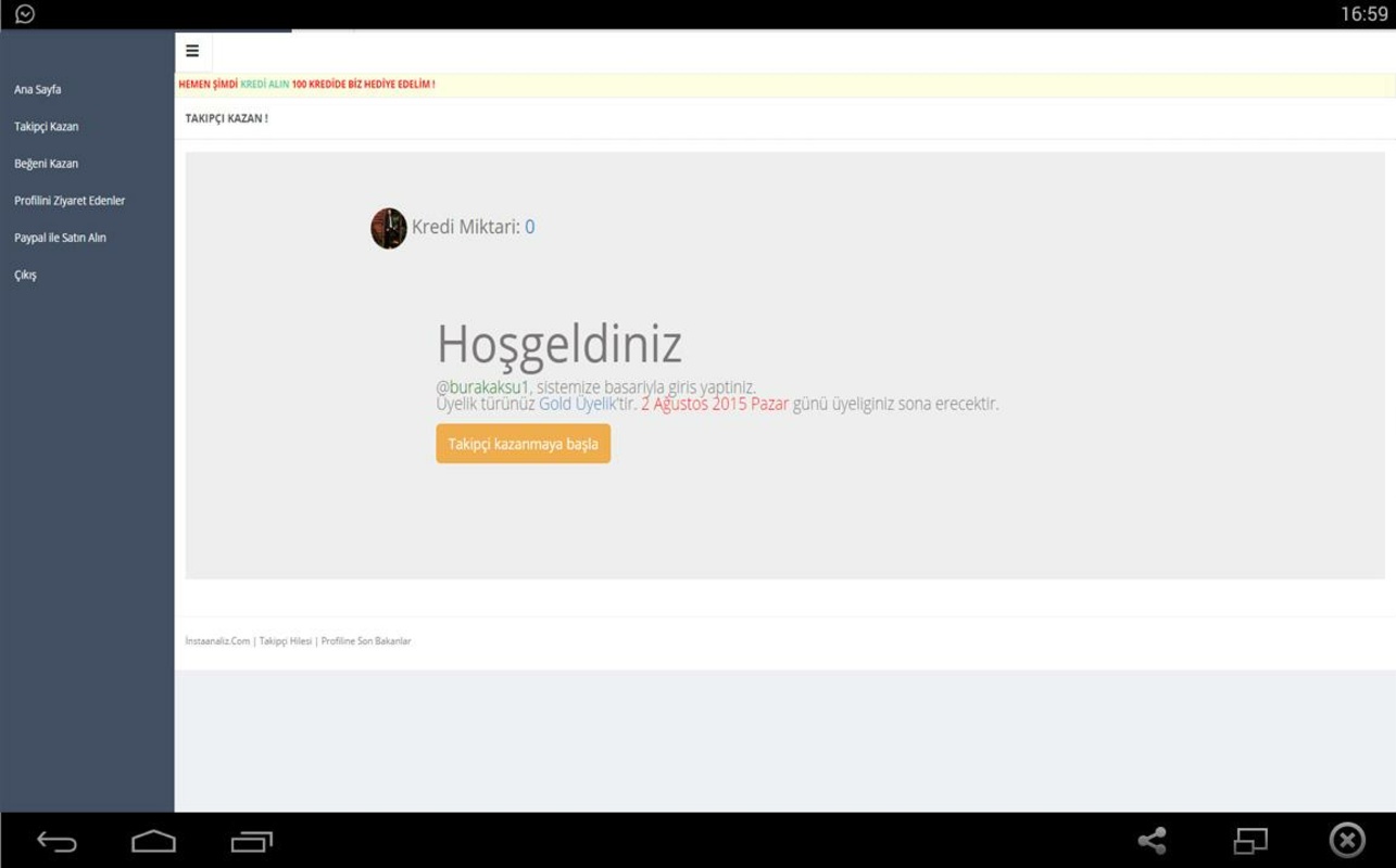 İnstaanaliz Takipçi Ve Beğeni 1.9.7 APK for Android Screenshot 3
