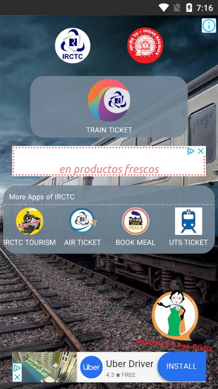IRCTC Rail Connect 4.2.3 APK for Android Screenshot 1