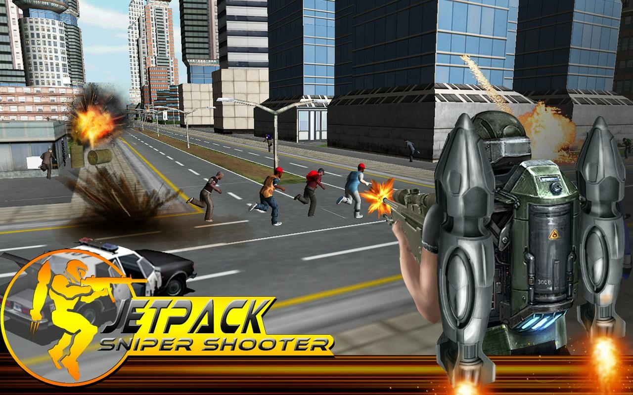 Jetpack Sniper Shooter 1.0 APK for Android Screenshot 3