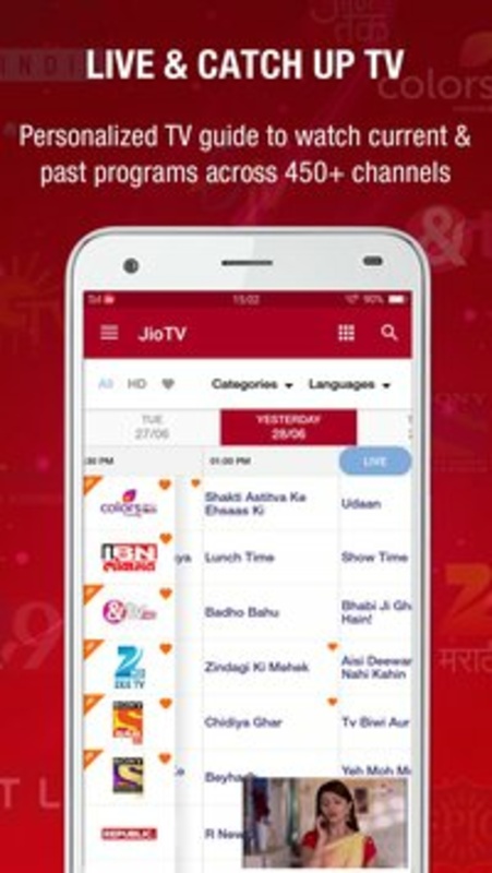 JioTV 7.0.9 APK for Android Screenshot 1