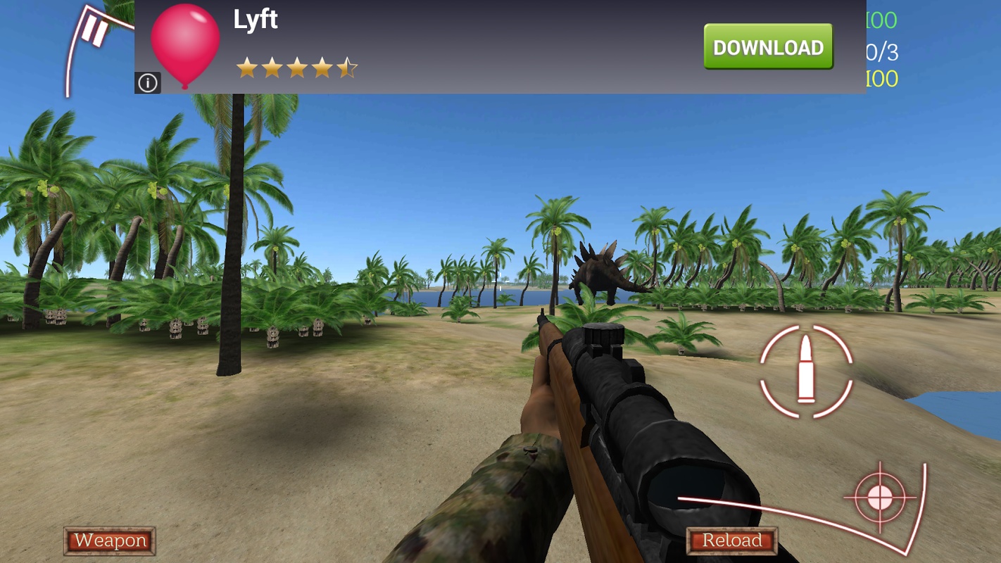Jurassic Sniper 1.0 APK for Android Screenshot 1
