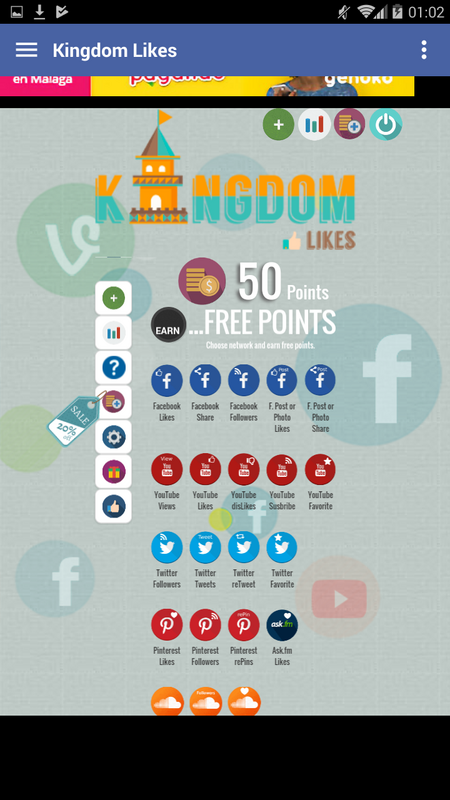 Kingdom Likes Social Permosation for Youtube 2.2 APK for Android Screenshot 3