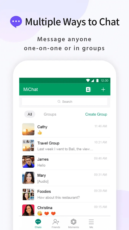 MiChat Lite 1.4.333 APK for Android Screenshot 1
