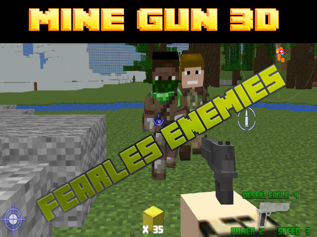 Mine Gun 3d – Cube FPS C18b APK for Android Screenshot 11
